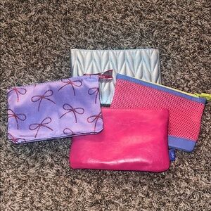 Set of Colorful Cosmetic Bags